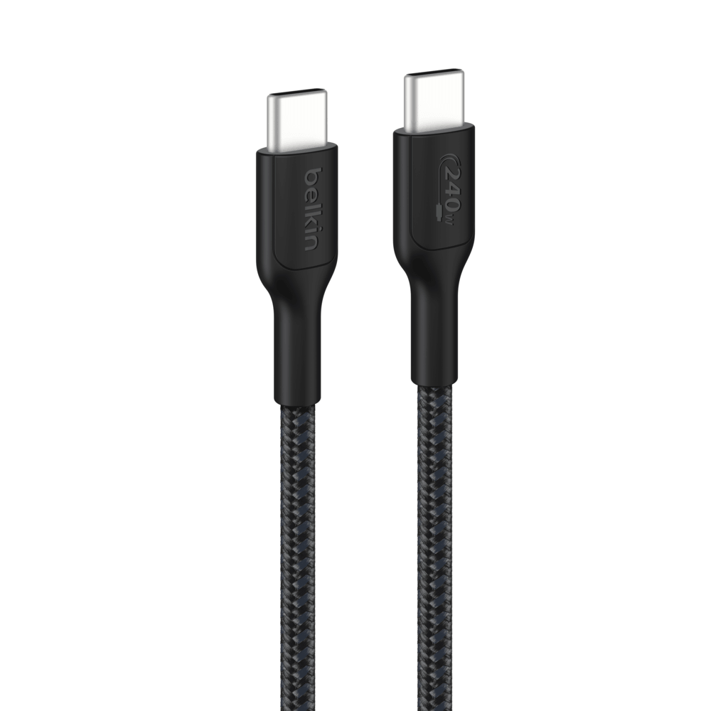 สายชาร์จ BELKIN CAB025 USB-C TO USB-C (TYPE C) 240 วัตต์ 2 เมตร สีดำ